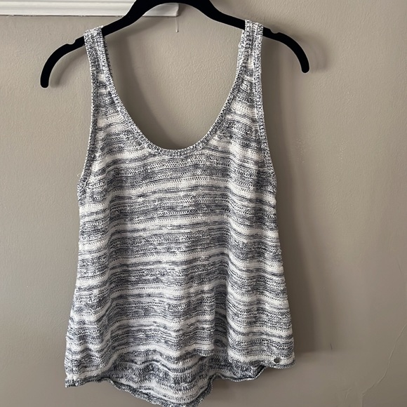 EUC Abercrombie & Fitch Shirt V-neck Knit Striped Tank Top - Picture 1 of 5